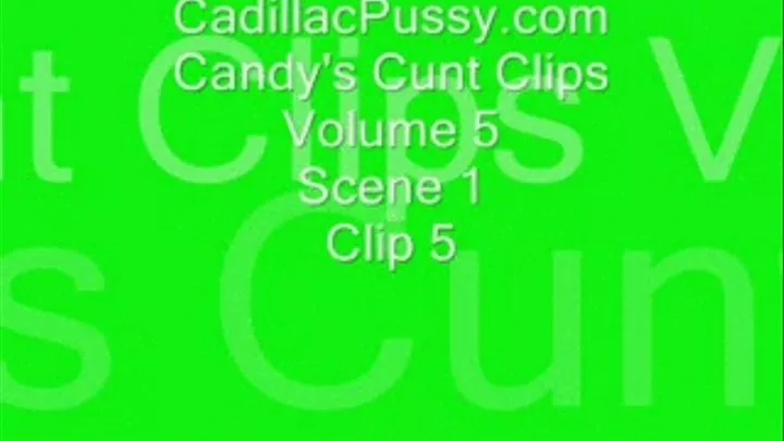 Candy's Cunt Clips Volume 5 Scene 1 Clip 5