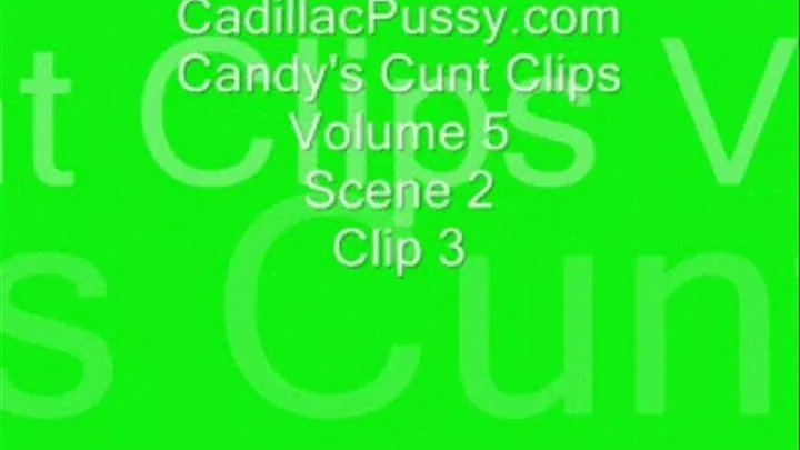 Candy's Cunt Clips Volume 5 Scene 2 Clip 3