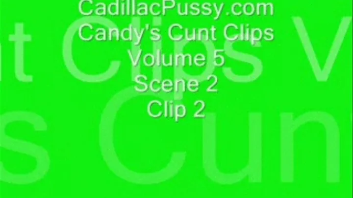 Candy's Cunt Clips Volume 5 Scene 2 Clip 2