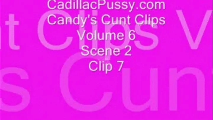 Candy's Cunt Clips Volume 6 Scene 2 Clip 7