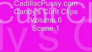 Candy's Cunt Clips Volume 6 Scene 1