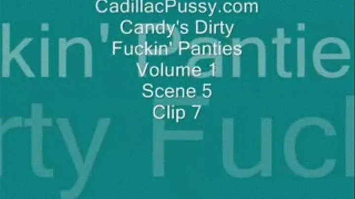 Candy's Dirty Fuckin' Panties Vol. 1 Scene 5 Clip 7