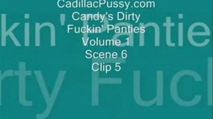 Candy's Dirty Fuckin' Panties Vol. 1 Scene 6 Clip 5