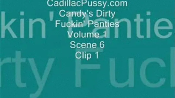 Candy's Dirty Fuckin' Panties Vol. 1 Scene 6 Clip 1