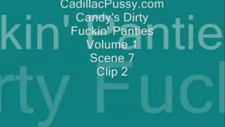 Candy's Dirty Fuckin' Panties Vol. 1 Scene 7 Clip 2