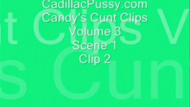 Candy's Cunt Clips Volume 3 Scene 1 Clip 2