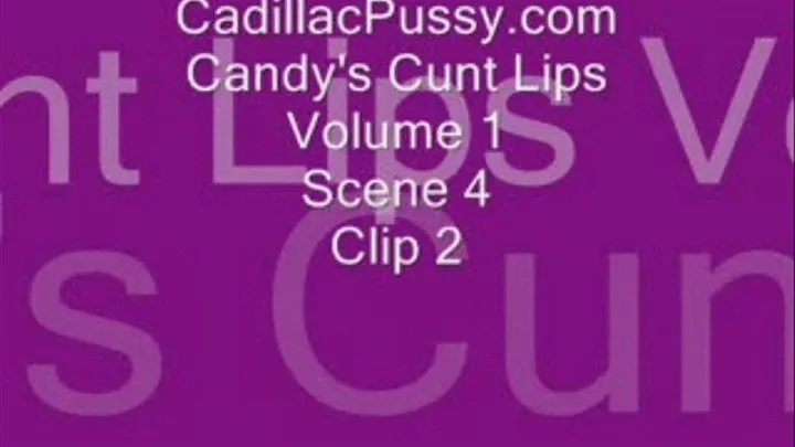 Candy's Cunt Clips Volume 1 Scene 4 Clip 2