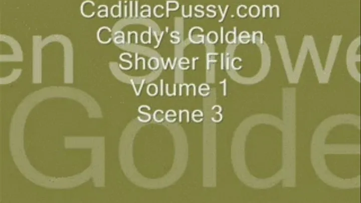 Candy's Golden Shower Flic Volume 1 Scene 3