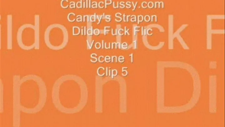 Candy's Strapon Dildo Fuck Flic Volume 1 Scene 1 Clip 5