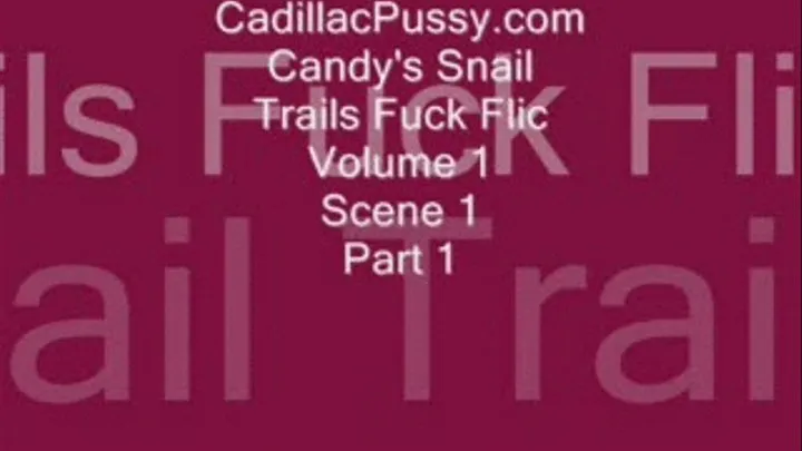 Candy's Snail Trails Fuck Flic Volume 1 Scene 1 Part 1