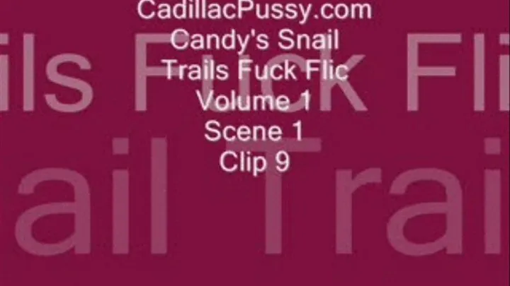 Candy's Snail Trails Fuck Flic Volume 1 Scene 1 Clip 9