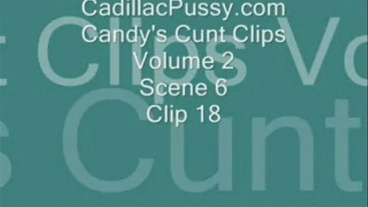 Candy's Cunt Clips Volume 2 Scene 6 Clip 18