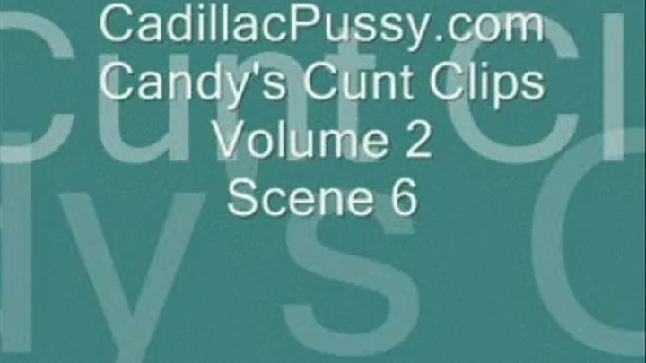 Candy's Cunt Clips Volume 2 Scene 6