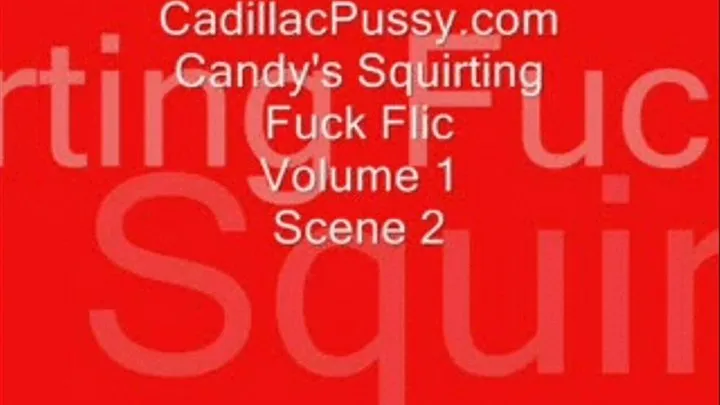 Candy's Squirting Fuck Flic Volume 1 Scene 2