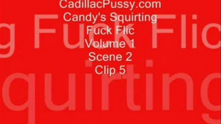 Candy's Squirting Fuck Flic Volume 1 Scene 2 Clip 5