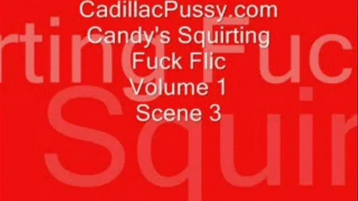 Candy's Squirting Fuck Flic Volume 1 Scene 3