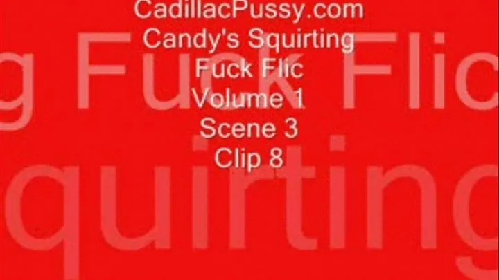 Candy's Squirting Fuck Flic Volume 1 Scene 3 Clip 8