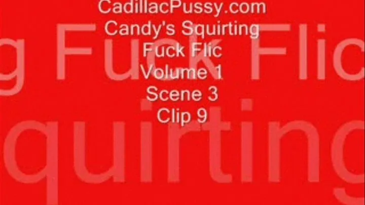 Candy's Squirting Fuck Flic Volume 1 Scene 3 Clip 9