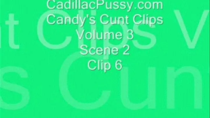 Candy's Cunt Clips Volume 3 Scene 2 Clip 6