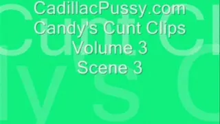 Candy's Cunt Clips Volume 3 Scene 3