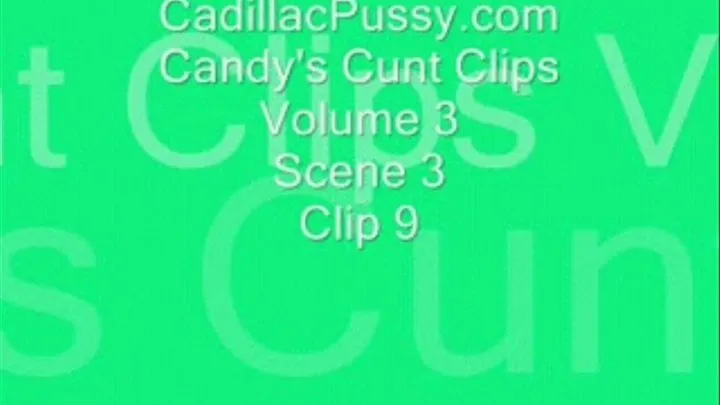 Candy's Cunt Clips Volume 3 Scene 3 Clip 9