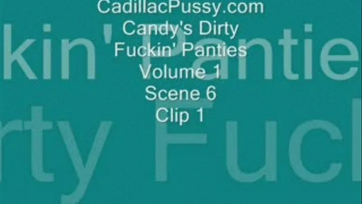 Candy's Dirty Fuckin' Panties Volume 1 Scene 6 Clip 1