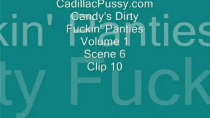 Candy's Dirty Fuckin' Panties Volume 1 Scene 6 Clip 10