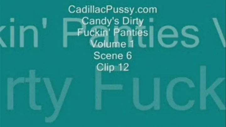 Candy's Dirty Fuckin' Panties Volume 1 Scene 6 Clip 12