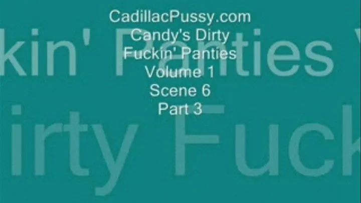 Candy's Dirty Fuckin' Panties Volume 1 Scene 6 Part 3