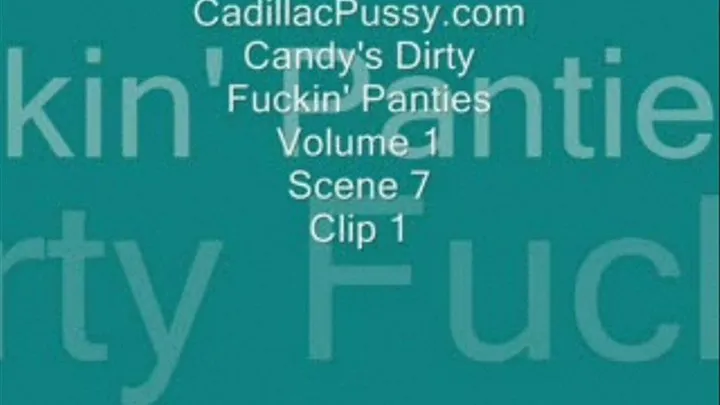 Candy's Dirty Fuckin' Panties Volume 1 Scene 7 Clip 1