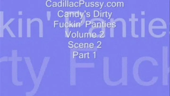 Candy's Dirty Fuckin' Panties Volume 2 Scene 2 Part 1