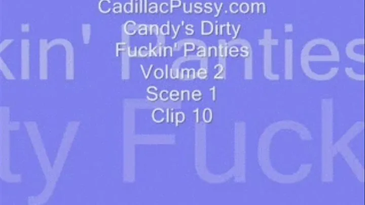 Candy's Dirty Fuckin' Panties Volume 2 Scene 1 Clip 10