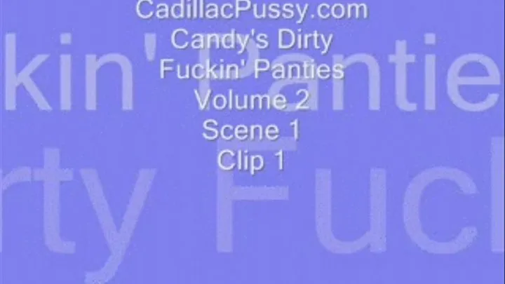 Candy's Dirty Fuckin' Panties Volume 2 Scene 1 Clip 1