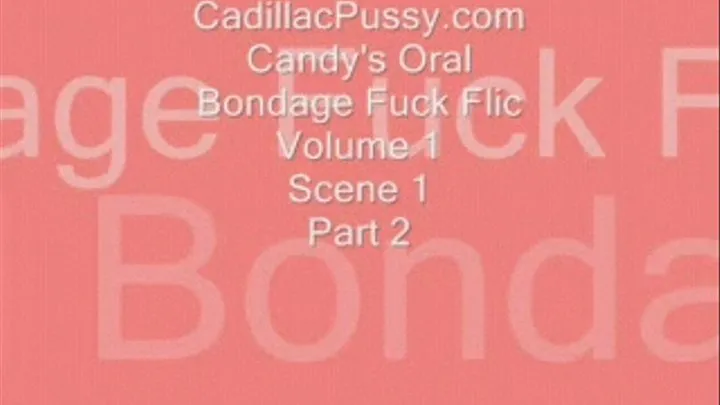 Candy's Oral Bondage Fuck Flic Volume 1 Scene 1 Part 2