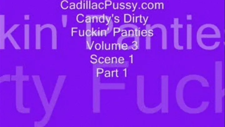 Candy's Dirty Fuckin' Panties Volume 3 Scene 1 Part 1