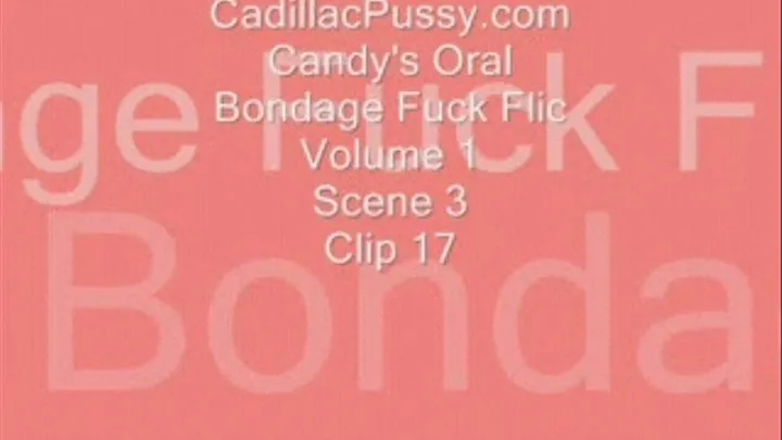 Candy's Oral Bondage Fuck Flic Volume 1 Scene 3 Clip 17