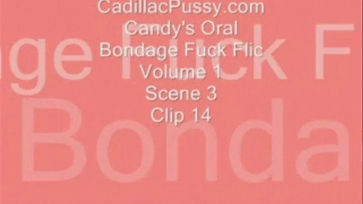 Candy's Oral Bondage Fuck Flic Volume 1 Scene 3 Clip 14