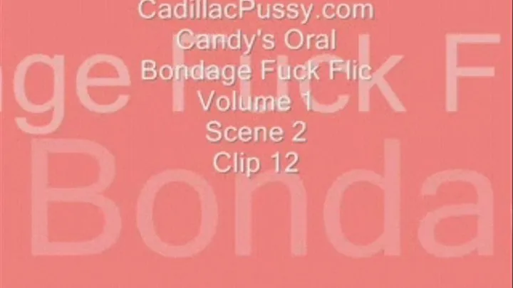 Candy's Oral Bondage Fuck Flic Volume 1 Scene 2 Clip 12