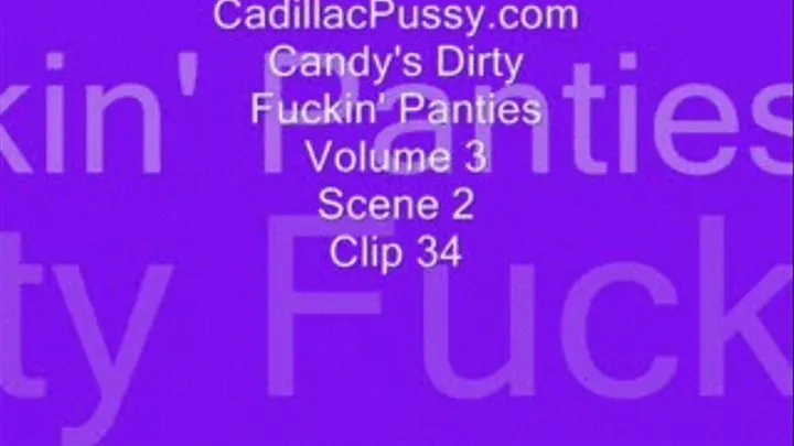 Candy's Dirty Fuckin' Panties Volume 3 Scene 2 Clip 34