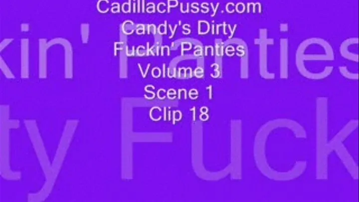 Candy's Dirty Fuckin' Panties Volume 3 Scene 1 Clip 18