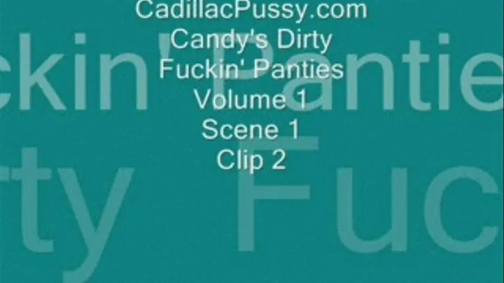 Candy's Dirty Fuckin' Panties Volume 1 Scene 1 Clip 2