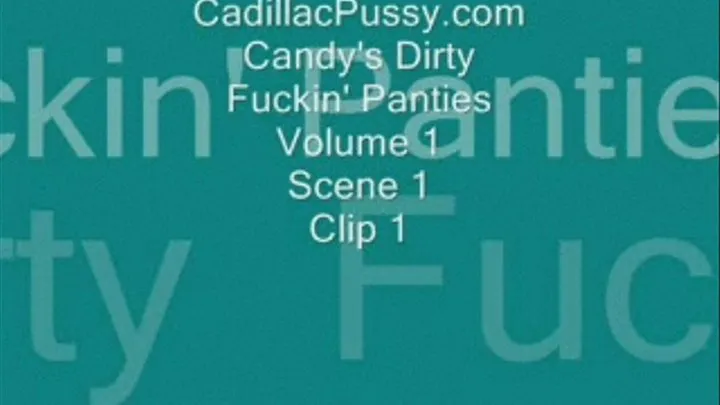 Candy's Dirty Fuckin' Panties Volume 1 Scene 1 Clip 1