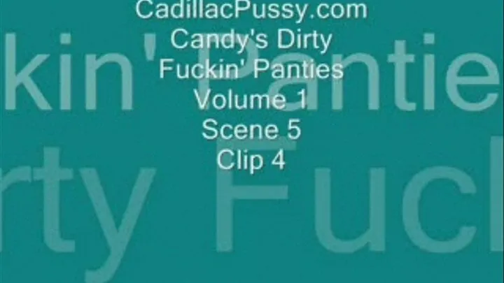 Candy's Dirty Fuckin' Panties Volume 1 Scene 5 Clip 4