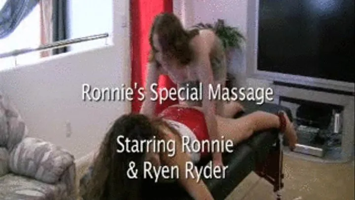 Ronnie's special Massage