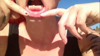 Deanna's Mouth In The Sun