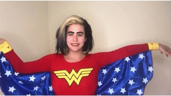 SUPERHERO STRIPTEASE! Your GF strips as WONDER WOMAN!