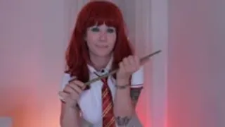 Hermiones Spell makes her and Professor HORNY! JOI Cosplay