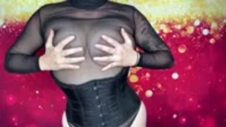 Sheer Bodysuit Corset Dance and Worship