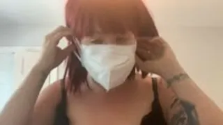 *850x480* Surgical Mask Fetish-Try On and Layering