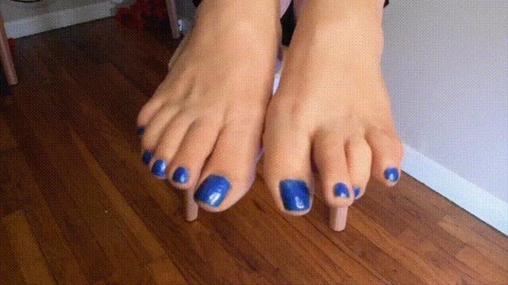 Blue Balls for Blue Toenails